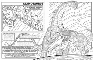 Alamosaurus - Dinosaurs Live! - Dinosaur Coloring Book